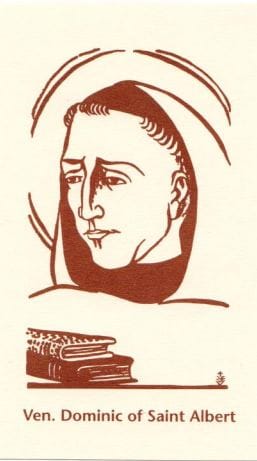 Untitled (Ven. Dominic of Saint Albert) by Constance Mary Rowe also known as Sister Mary of the  Compassion, O.P. 