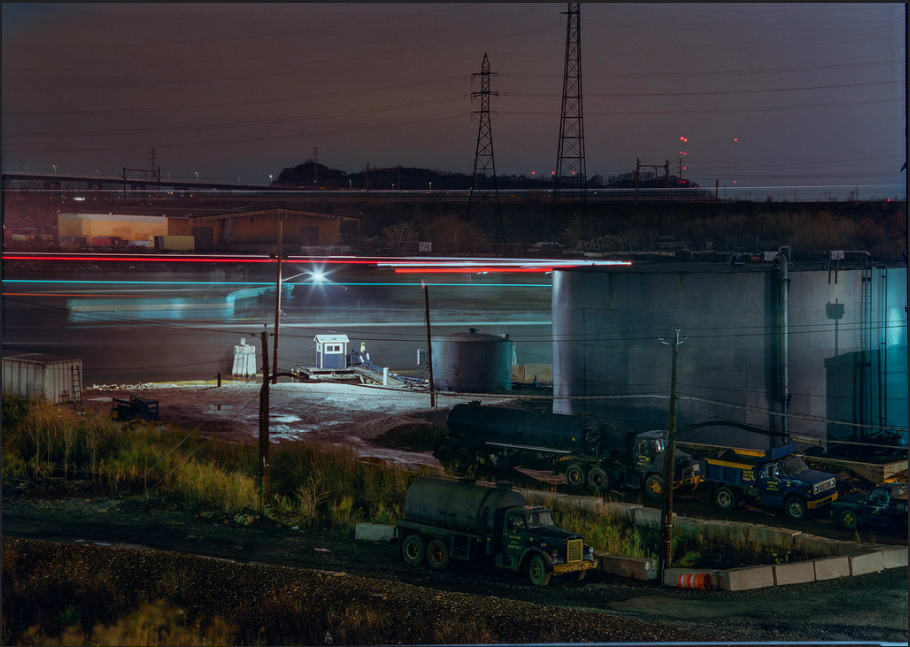 View North-West From Witt Penn Bridge, Jersey City NJ by Stephen Fretz 