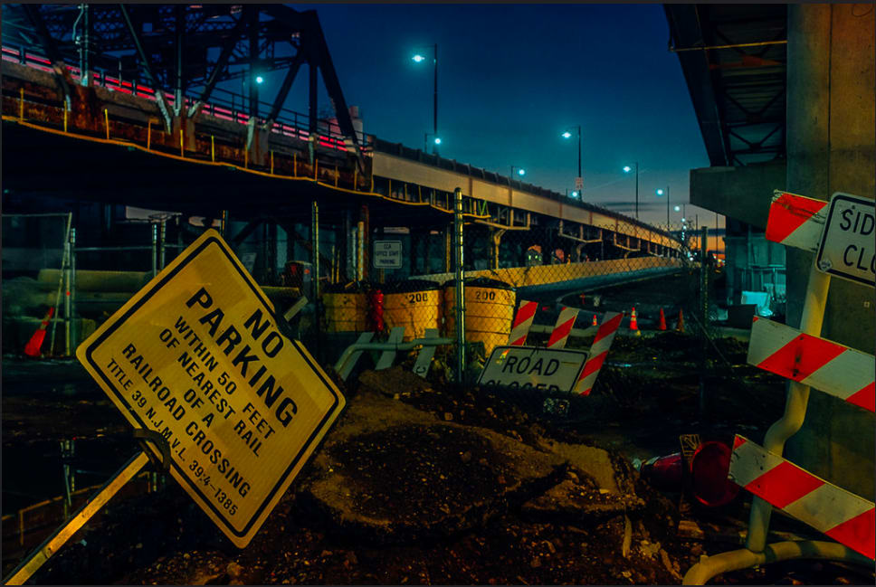 Witt Penn Bridge Construction, Jersey City, NJ by Stephen Fretz 