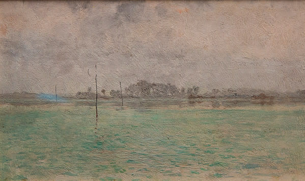 An Estuary Mist by William Lionel Wyllie 