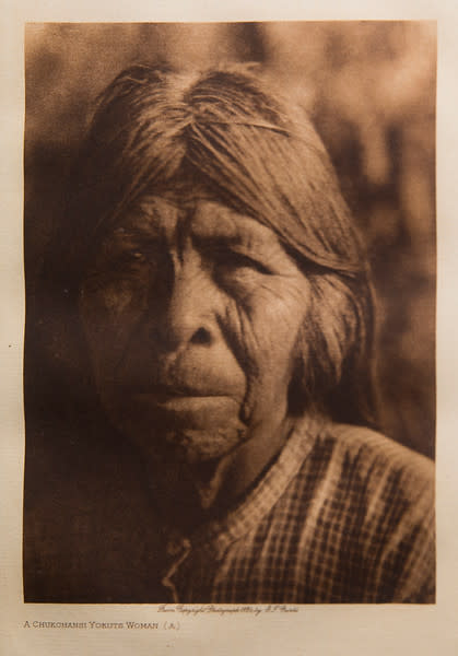 A Chukchangsi Yokute Woman (A) by Edward S. Curtis 