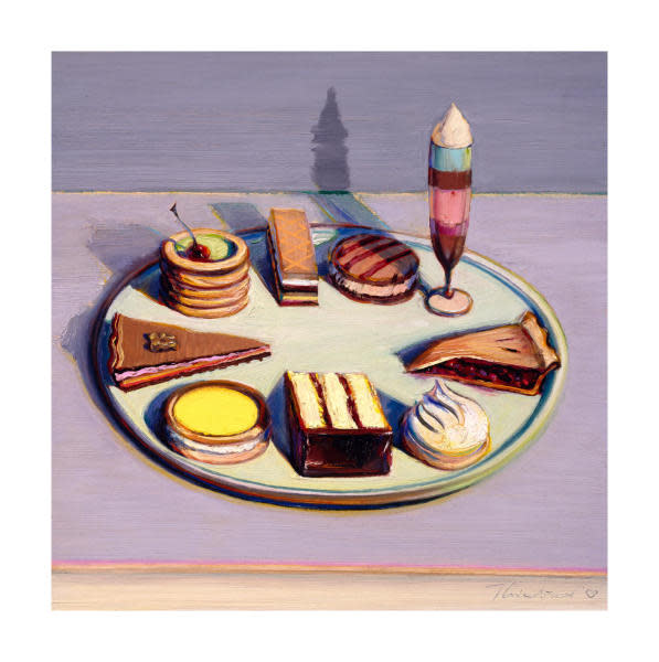 Dessert Tray by Wayne Thiebaud 