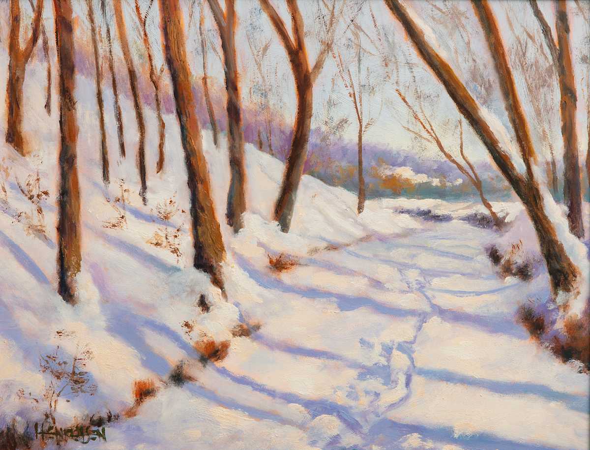 Untitled (Wisconsin Winter Scene) by Henrikksen, Image 1.