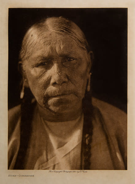 Kicha Comanche by Edward S. Curtis 