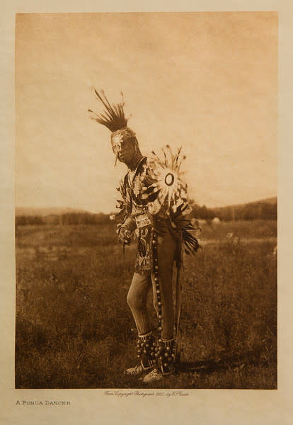 A Ponca Dancer by Edward S. Curtis 
