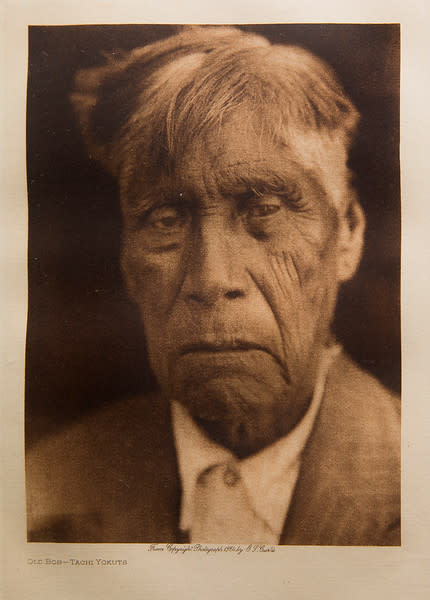 Old Bob Tachi Yokuts by Edward S. Curtis 