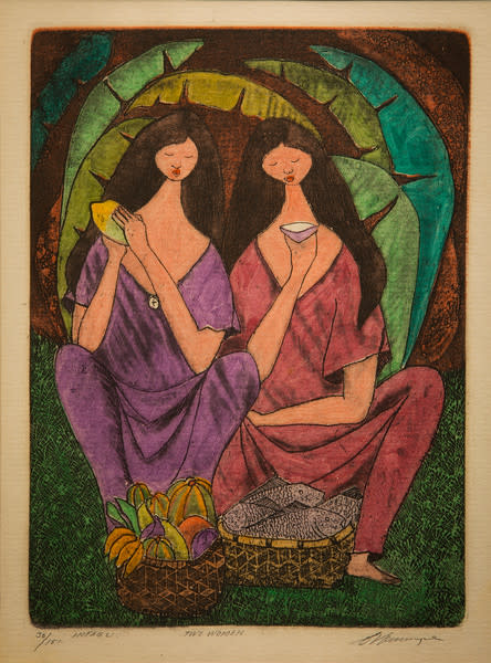 Two Women by Emet Valente 