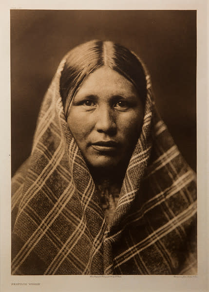 Nespilim Woman by Edward S. Curtis 