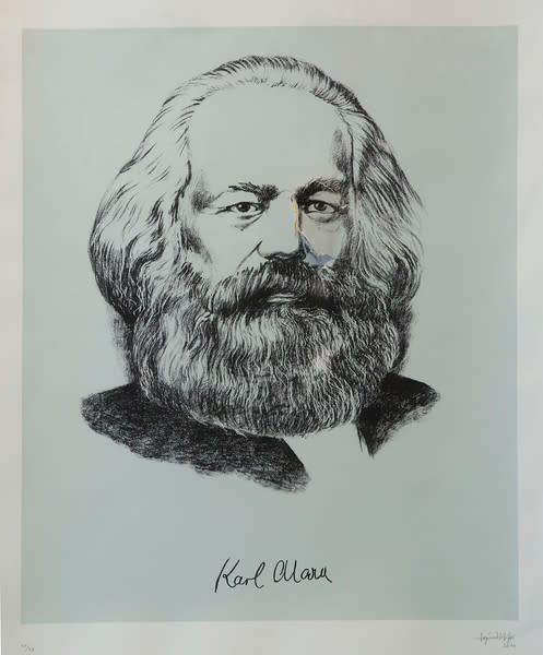 Karl Marx (from the Cuban Icon Series) by Lozaro Gonzalez Saavedra 