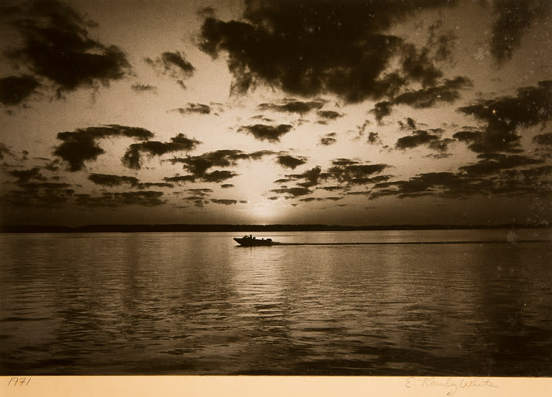 Bay at 4th Street, Ocean City Maryland, May 1971 by Edward Kenly White 