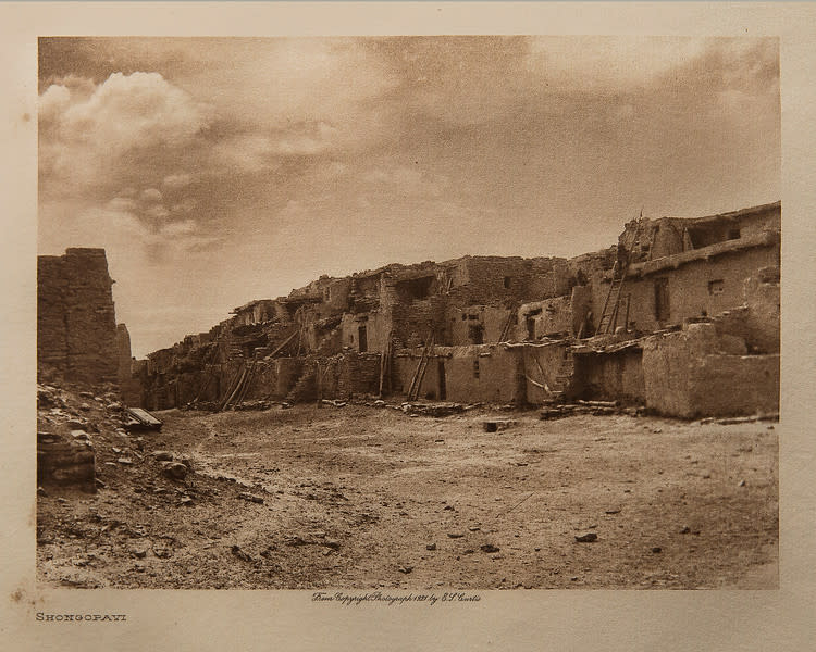 Shongopavi, 1921; by Edward S. Curtis 