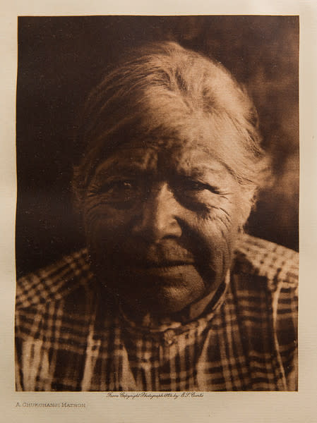 A Chukchansi Matron by Edward S. Curtis 