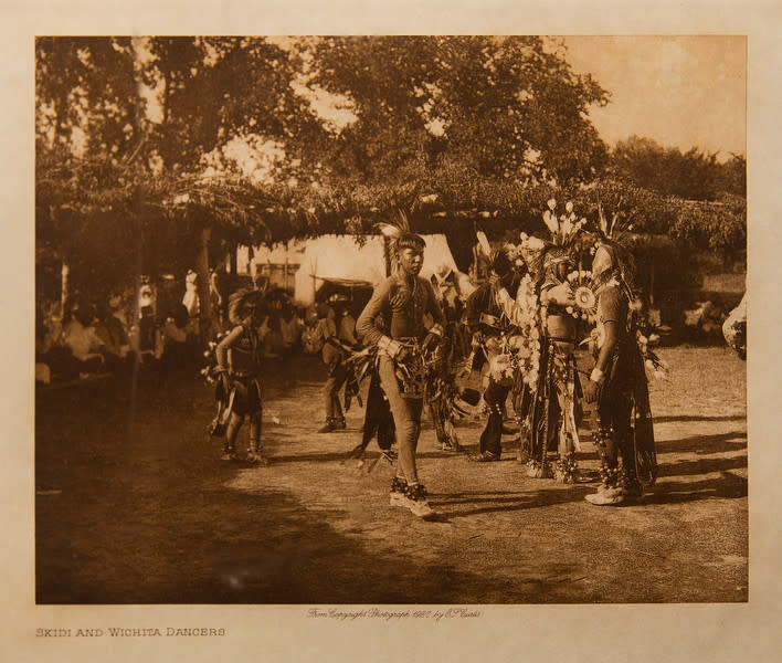Skidi and Wichita Dancers by Edward S. Curtis 