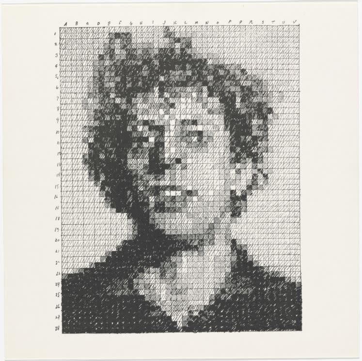 Phil by Chuck Close 