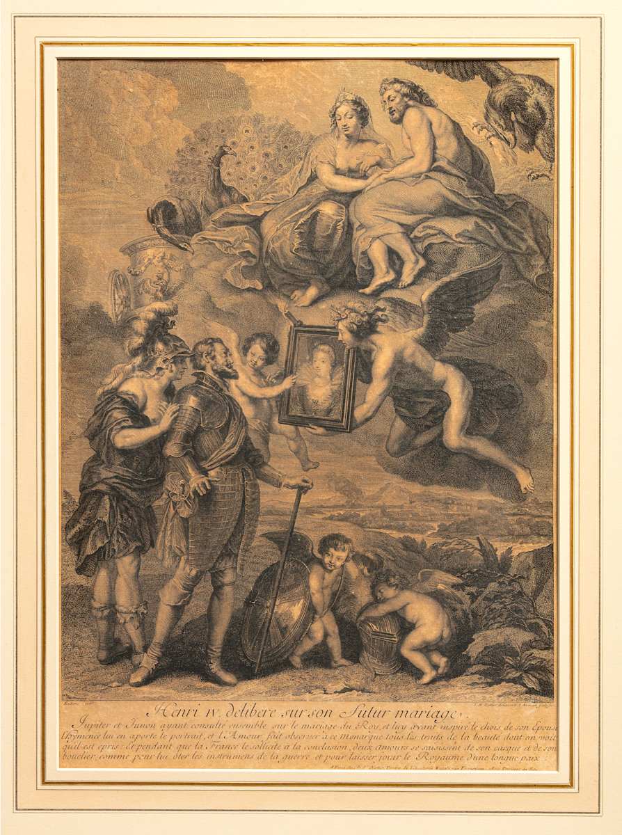 Henri IV delibere sur son futur mariage (Henry IV Deliberates on His Future Marriage) by Jean-Marc Nattier, Image 1.