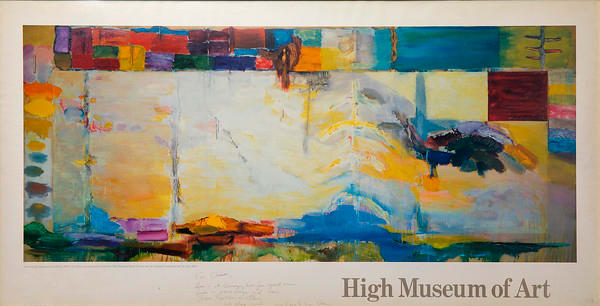 Untitled (High Museum of Art Poster of Symphony for Felicia) by Joan Snyder 