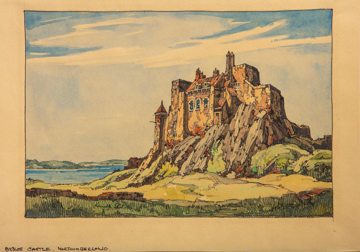 Bebloe Castle, Northumberland by Kenneth Steel, Image 2.