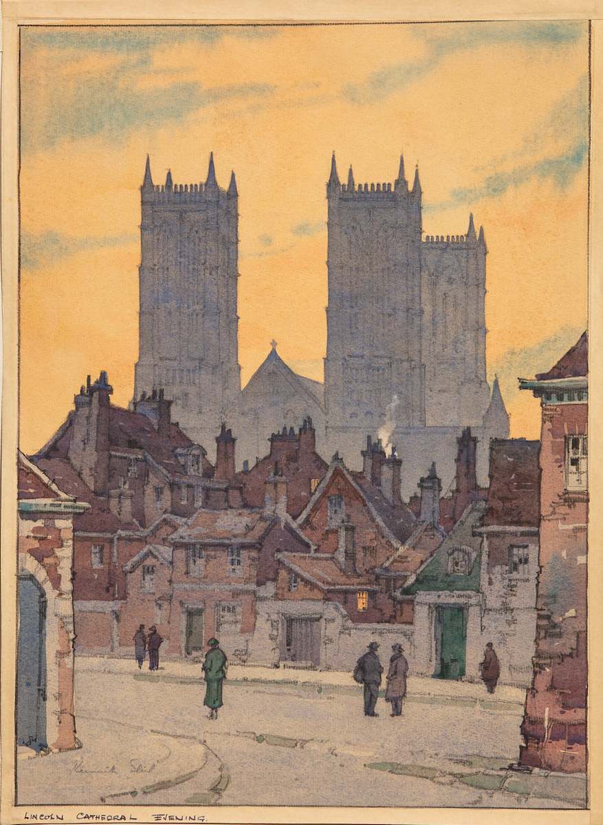 Lincoln Cathedral, Evening by Kenneth Steel, Image 2.