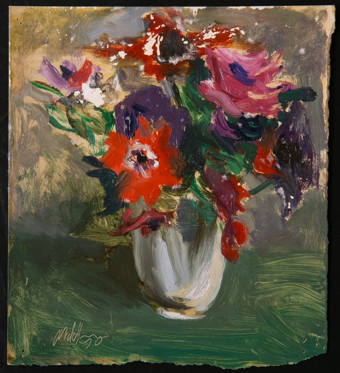 Untitled (bouquet) by Raoul Middleman 