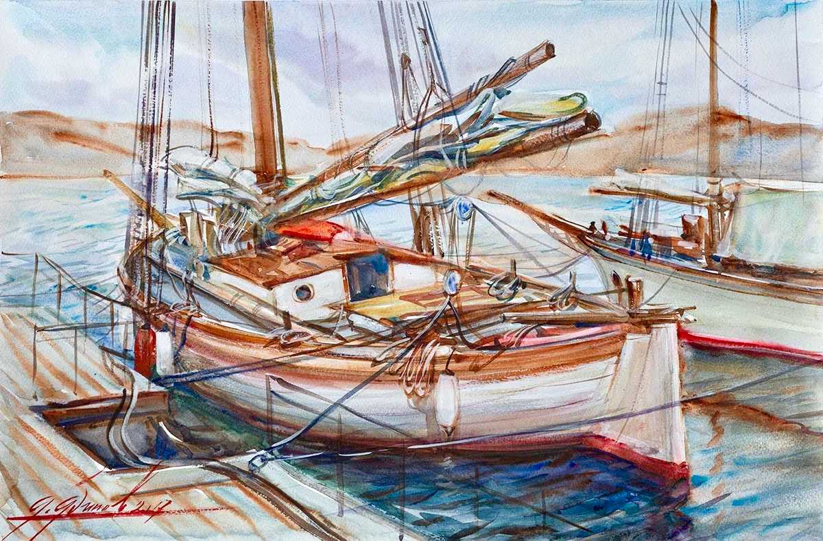 У причала, 2017 by Александр Абинов, Image 1.