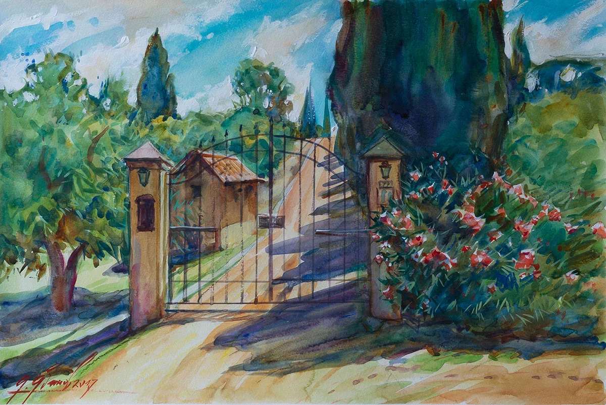 Дорога к Вилле Сан-Джованни, 2017 by Александр Абинов, Image 1.