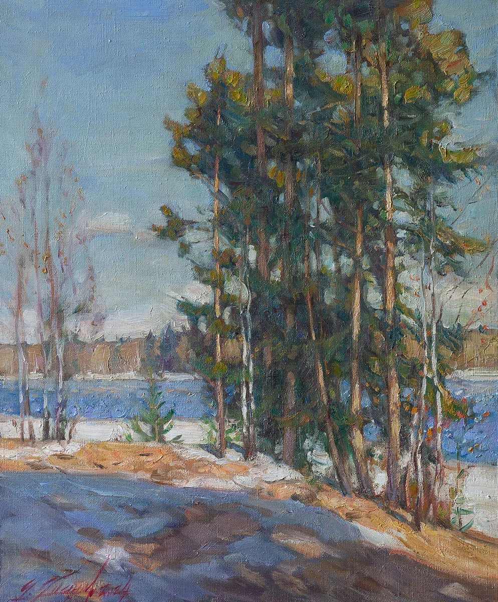 Весна на озере by Александр Абинов, Image 1.