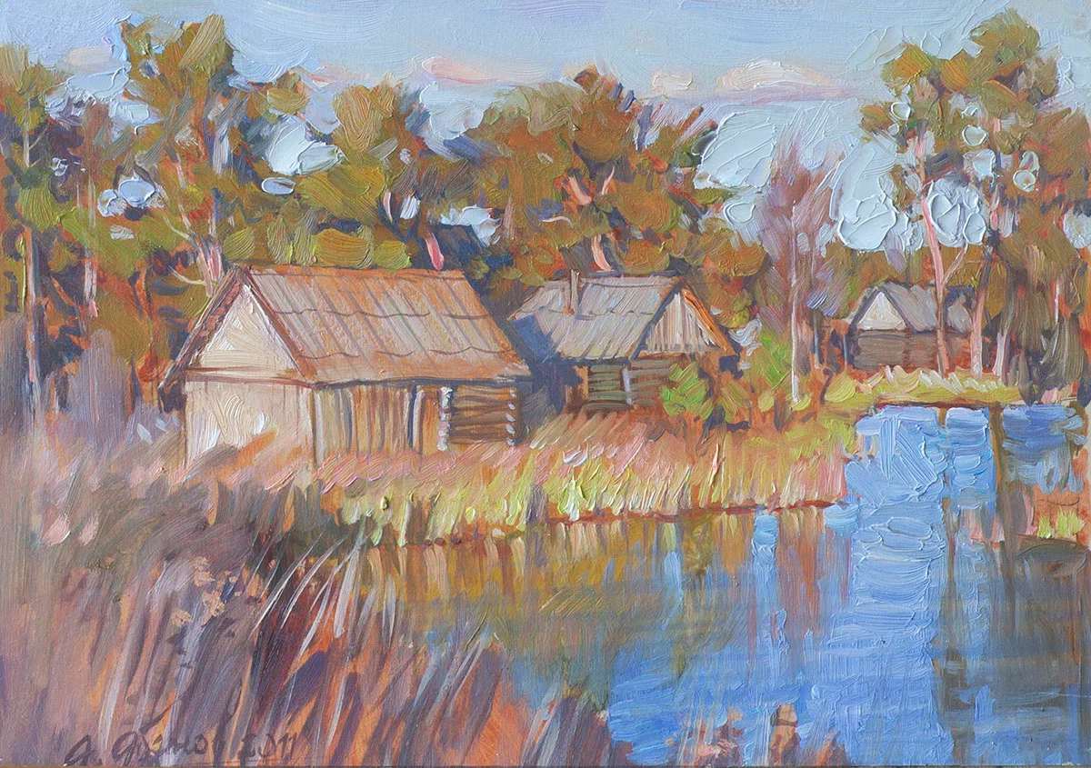 Баньки 2014 этюд by Александр Абинов, Image 1.