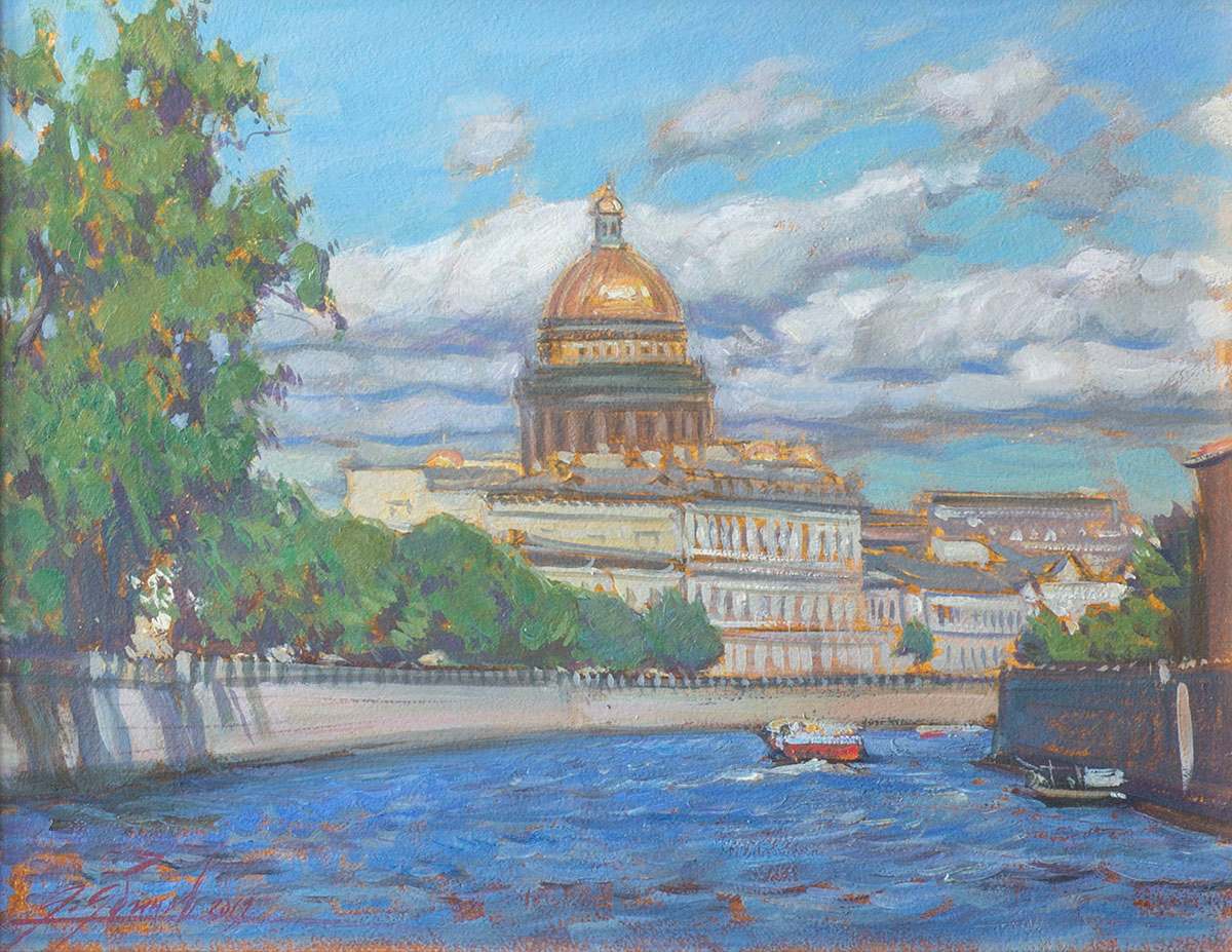 Вид на Исаакиевский собор 2018 by Александр Абинов, Image 1.