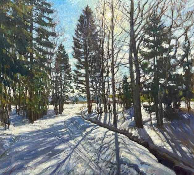 На лыжне by Александр Абинов, Image 1.