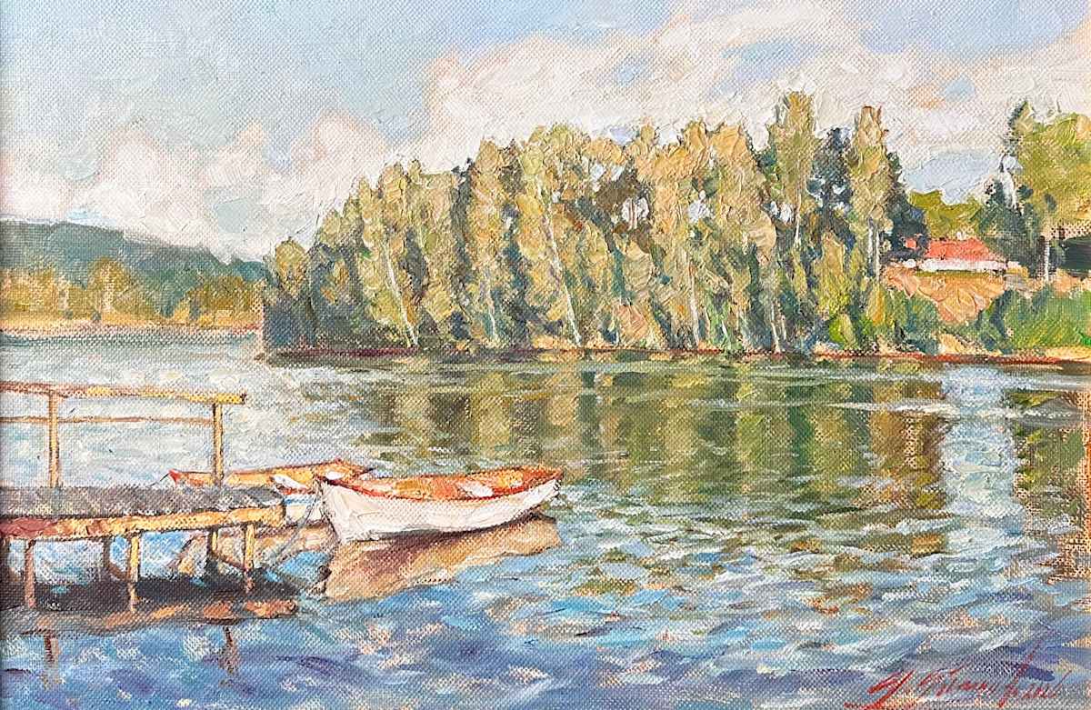 Летом на реке by Александр Абинов, Image 1.