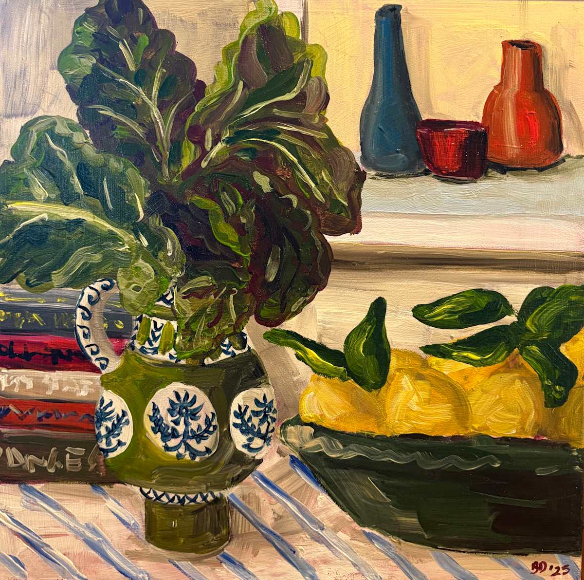 Mustard Greens & Lemons by Brooke Dalton, Image 1.
