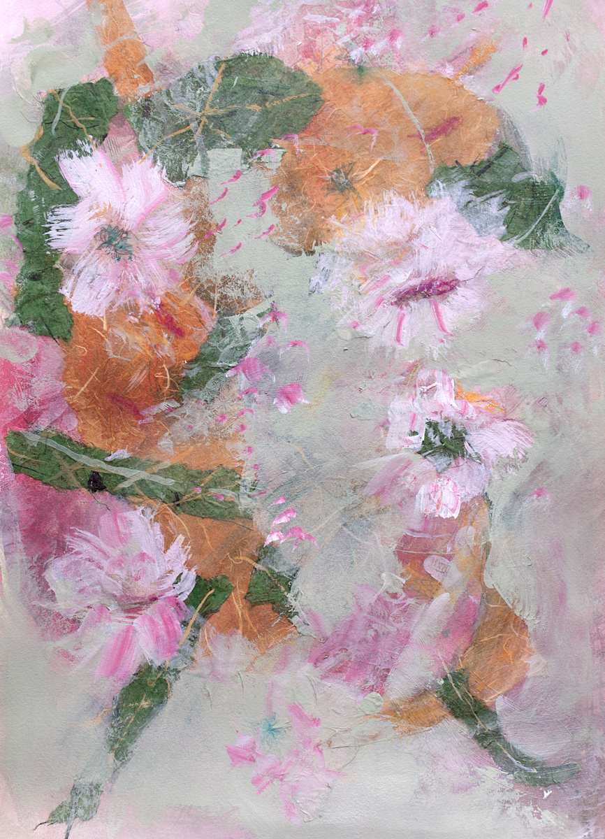 Flowers Hiding Fish by Lesley A. Powell 