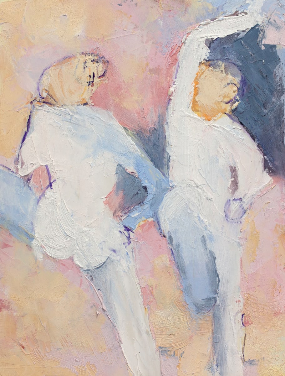 Leans in Pastels by Lesley A. Powell 