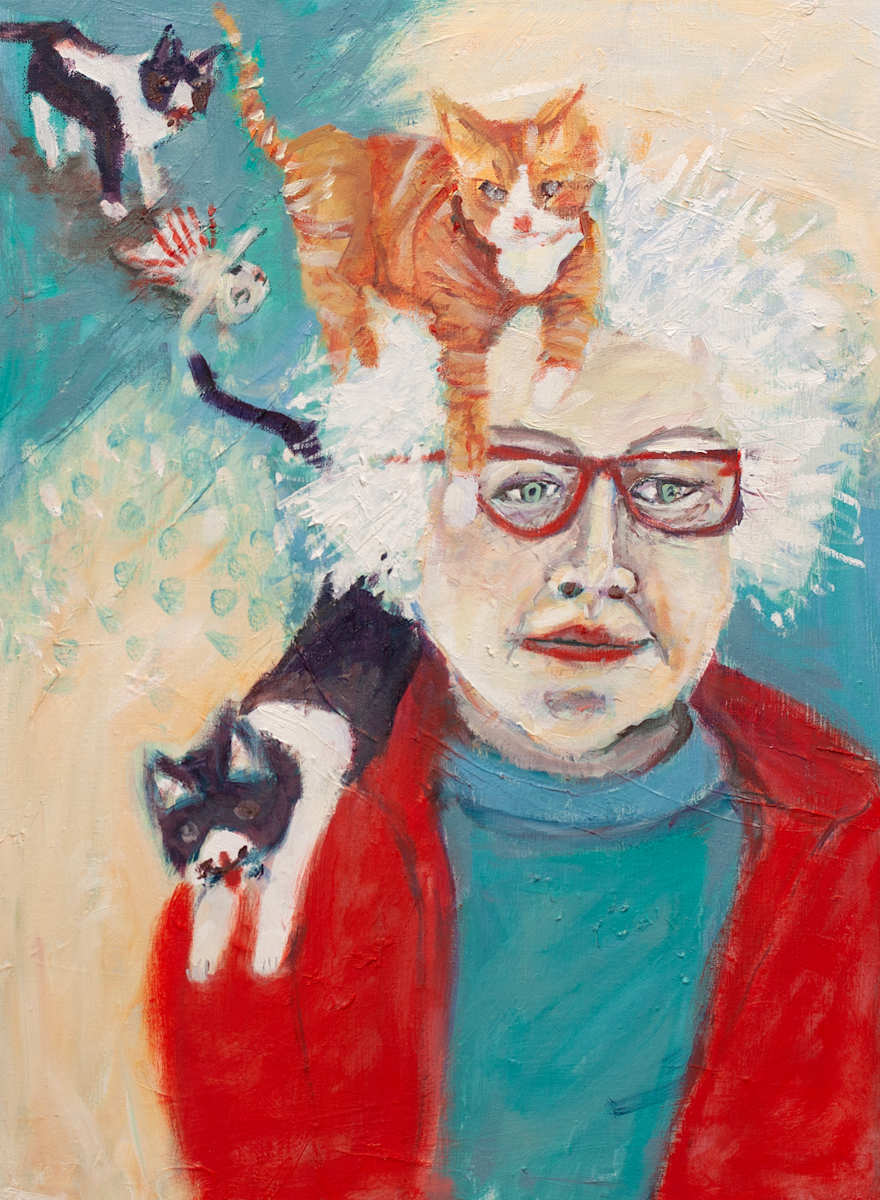 Proud Cat Lady by Lesley A. Powell 