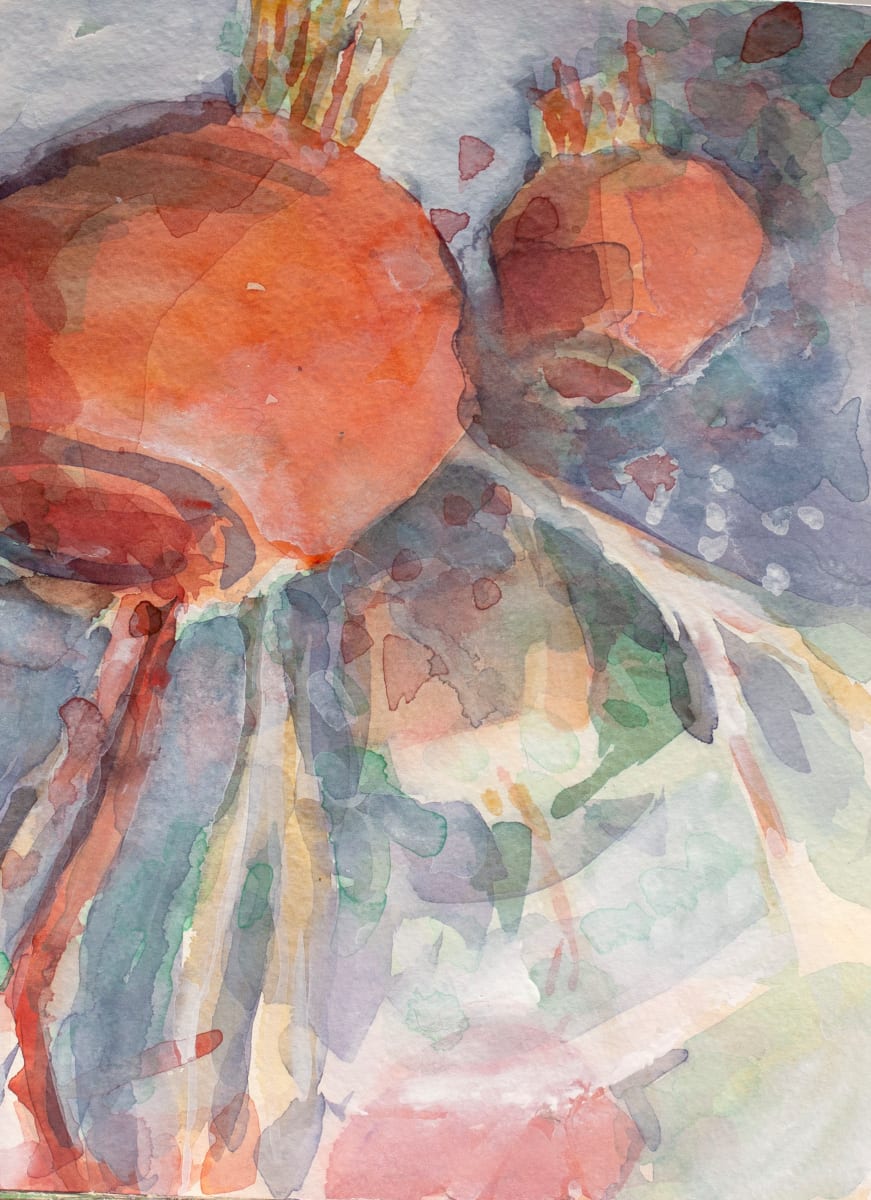 Red Lanterns Overturned by Lesley A. Powell, Image 1.