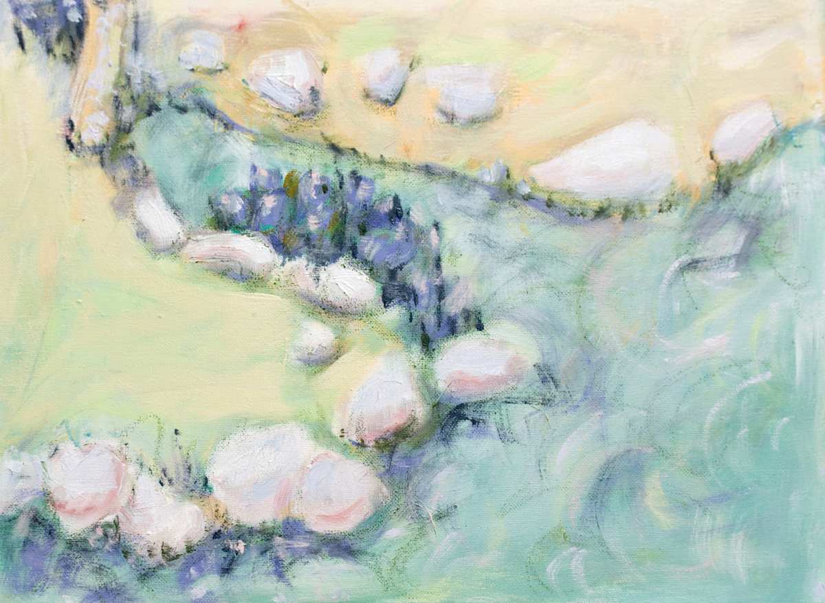 Rocks Ring around a Pond by Lesley A. Powell, Image 1.