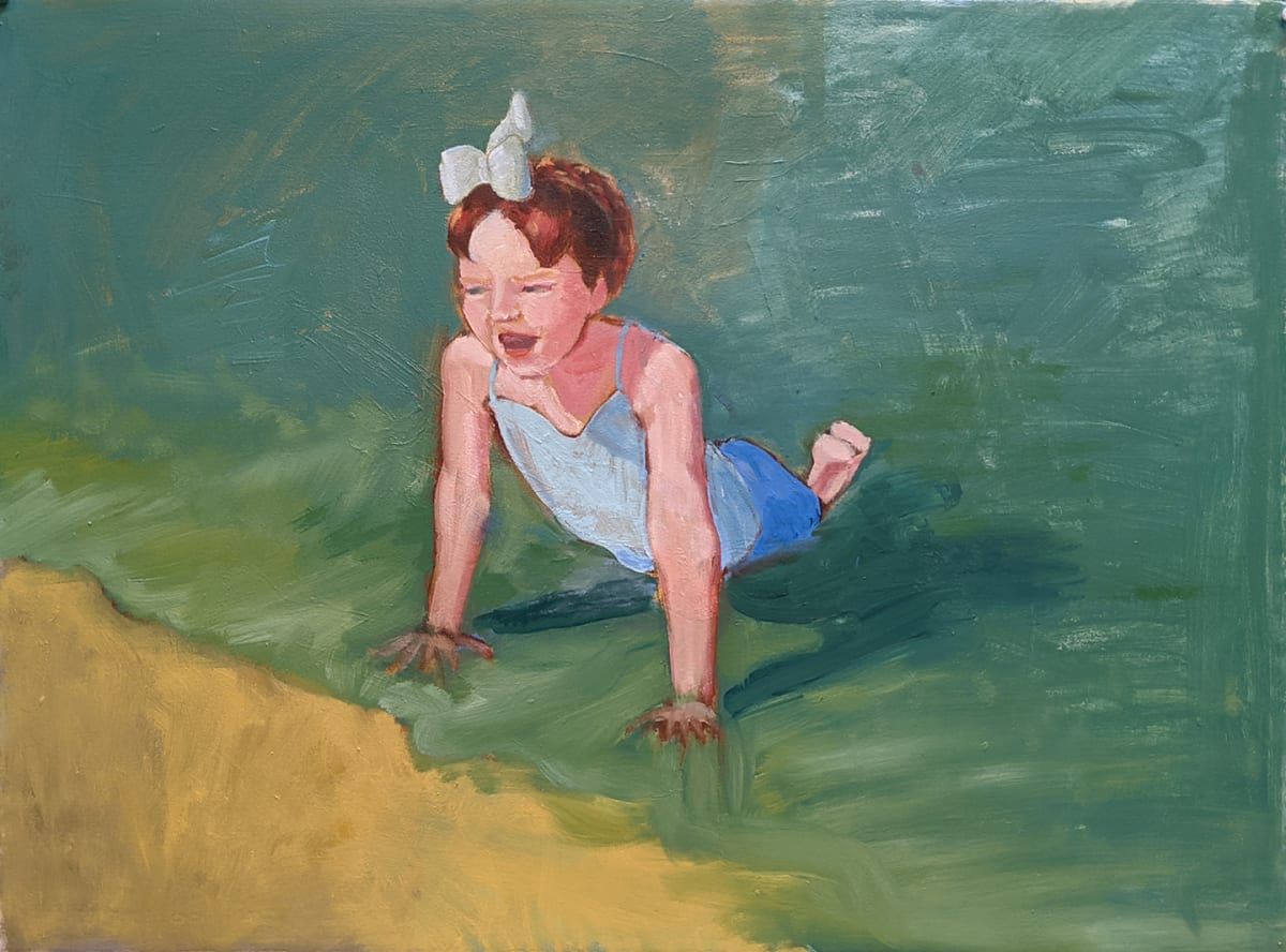 Jenny on the Beach- Mermaid by Cristi Lyon 