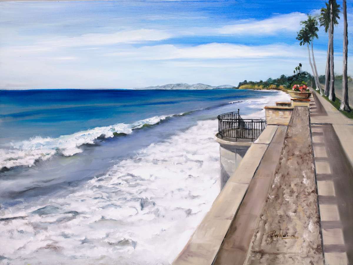 Butterfly Beach Proposal - Commission by Pamela Larsson Toscher, Image 1.