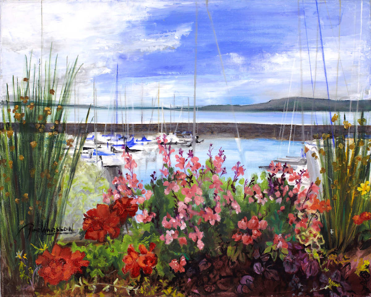 Harbor Flowers by Pamela Larson Toscher, Image 1.