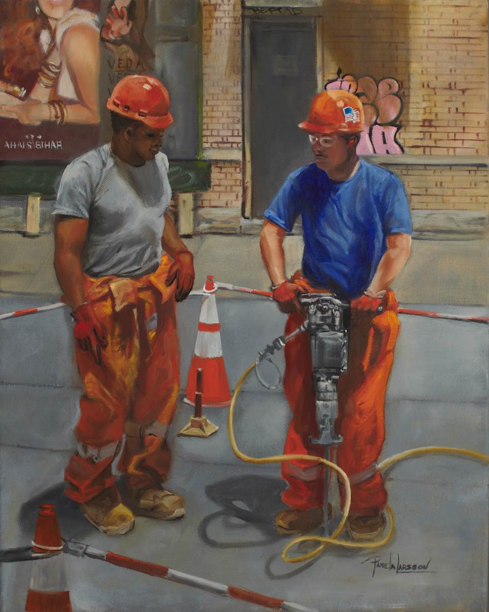 Road Construction by Pamela Larson Toscher, Image 1.