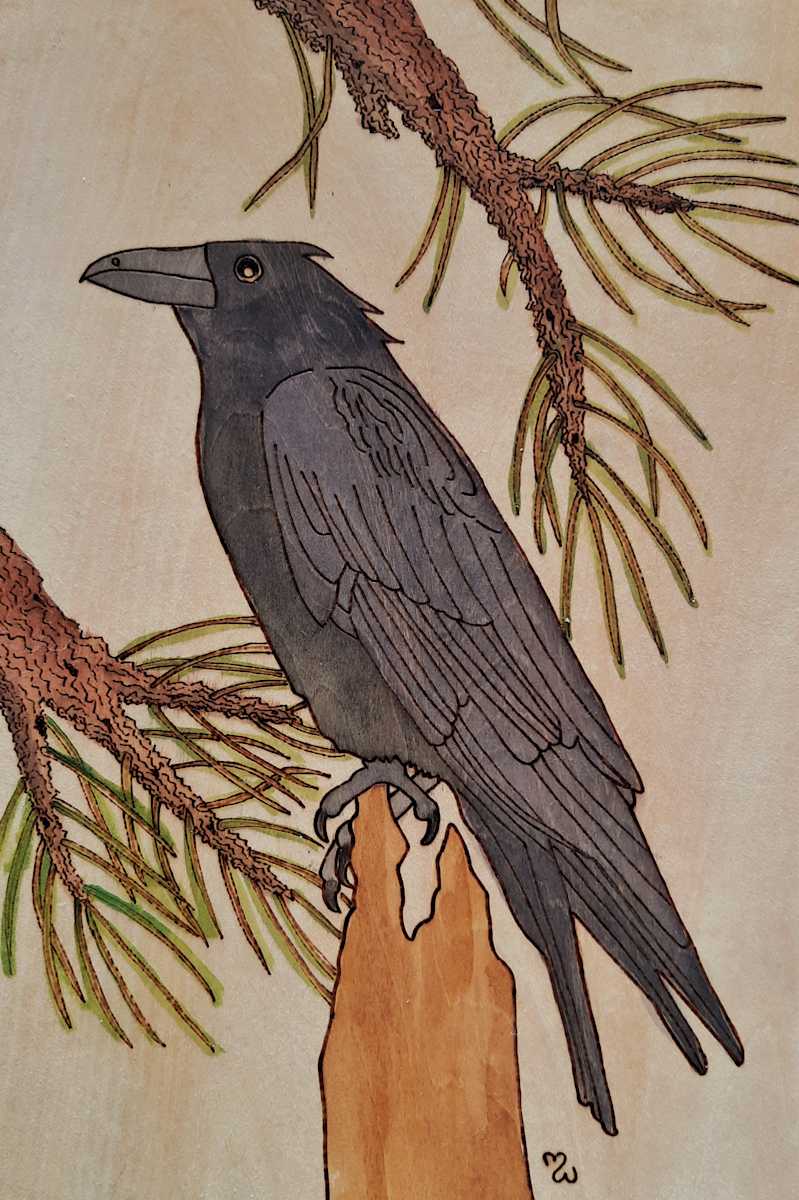 Raven Watchman by Mara Wolf, Image 1.