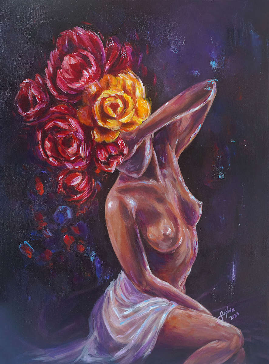 Nude in Bloom by Sophia Manning, Image 1.