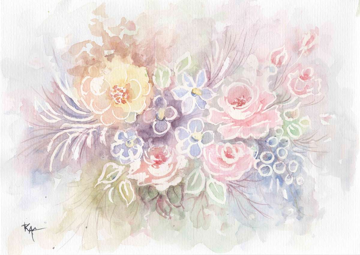 Blossom Tapestry by Rosangela Castro, Image 1.