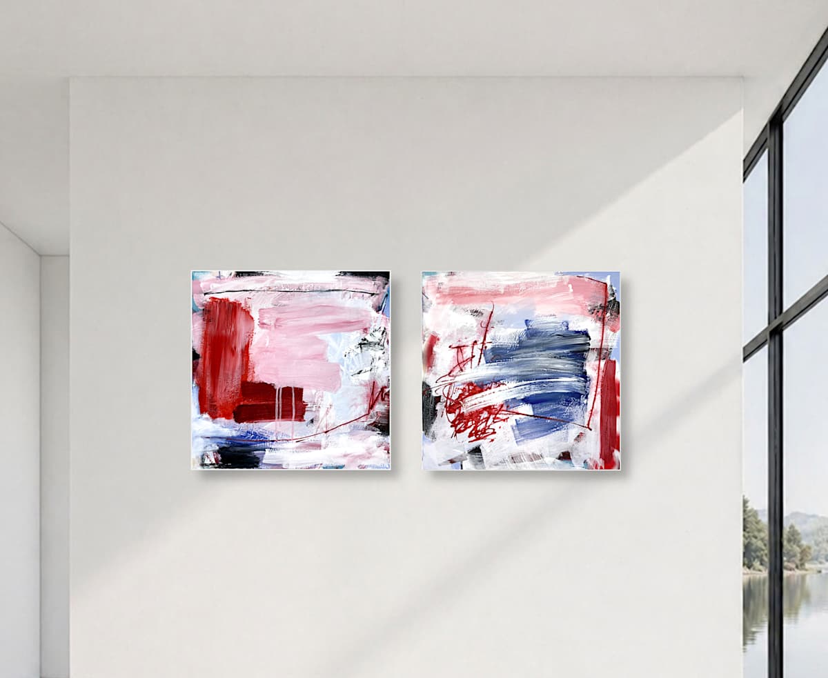Urban Echos- Diptych by Jutta Rika Bressem, Image 2.