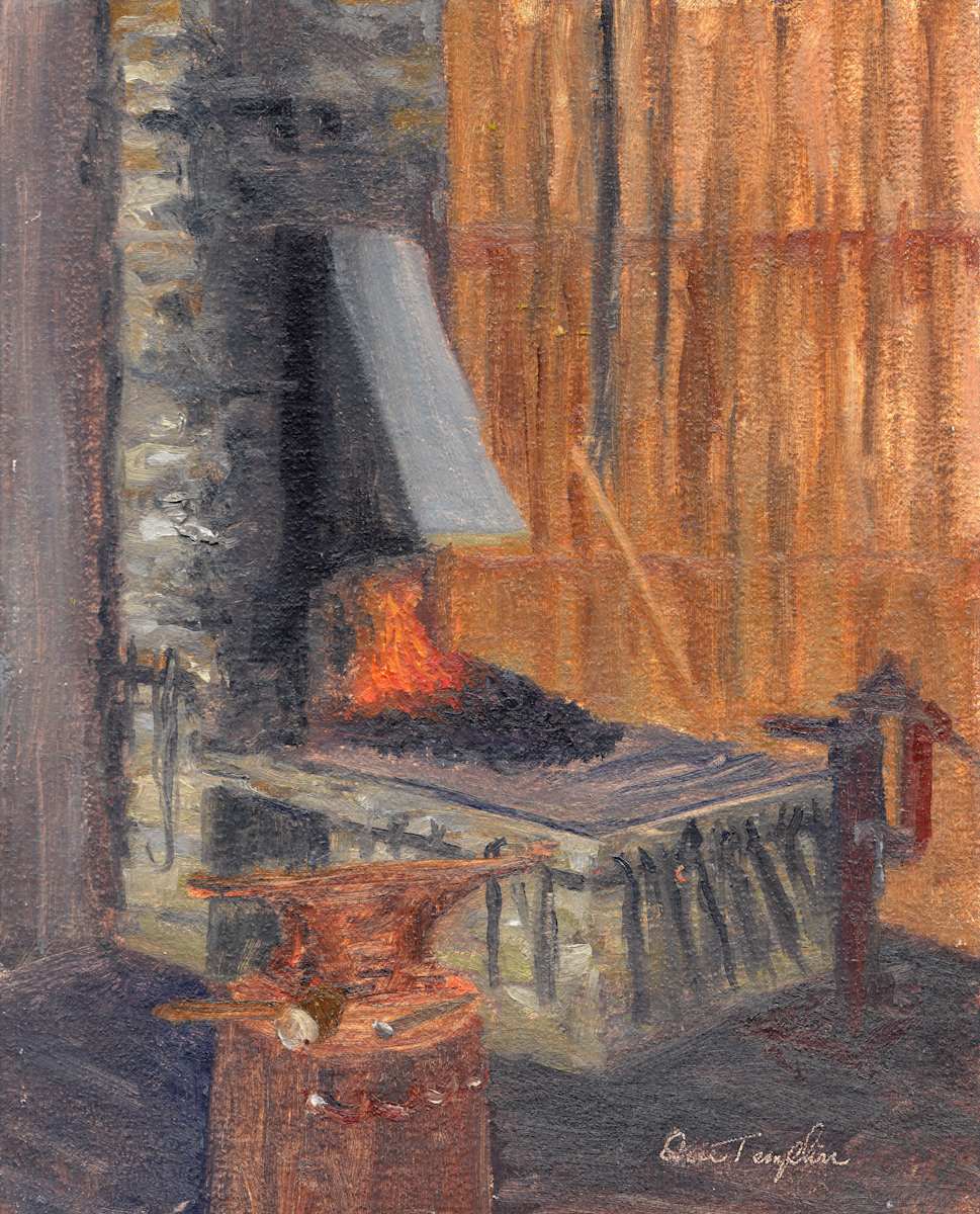 Blacksmith's Forge by Ocie Templin, Image 1.