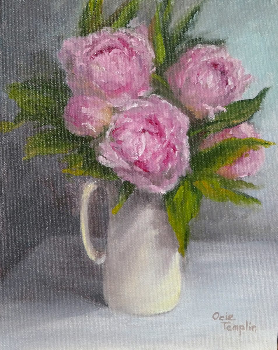 Milk Jug and Peonies 