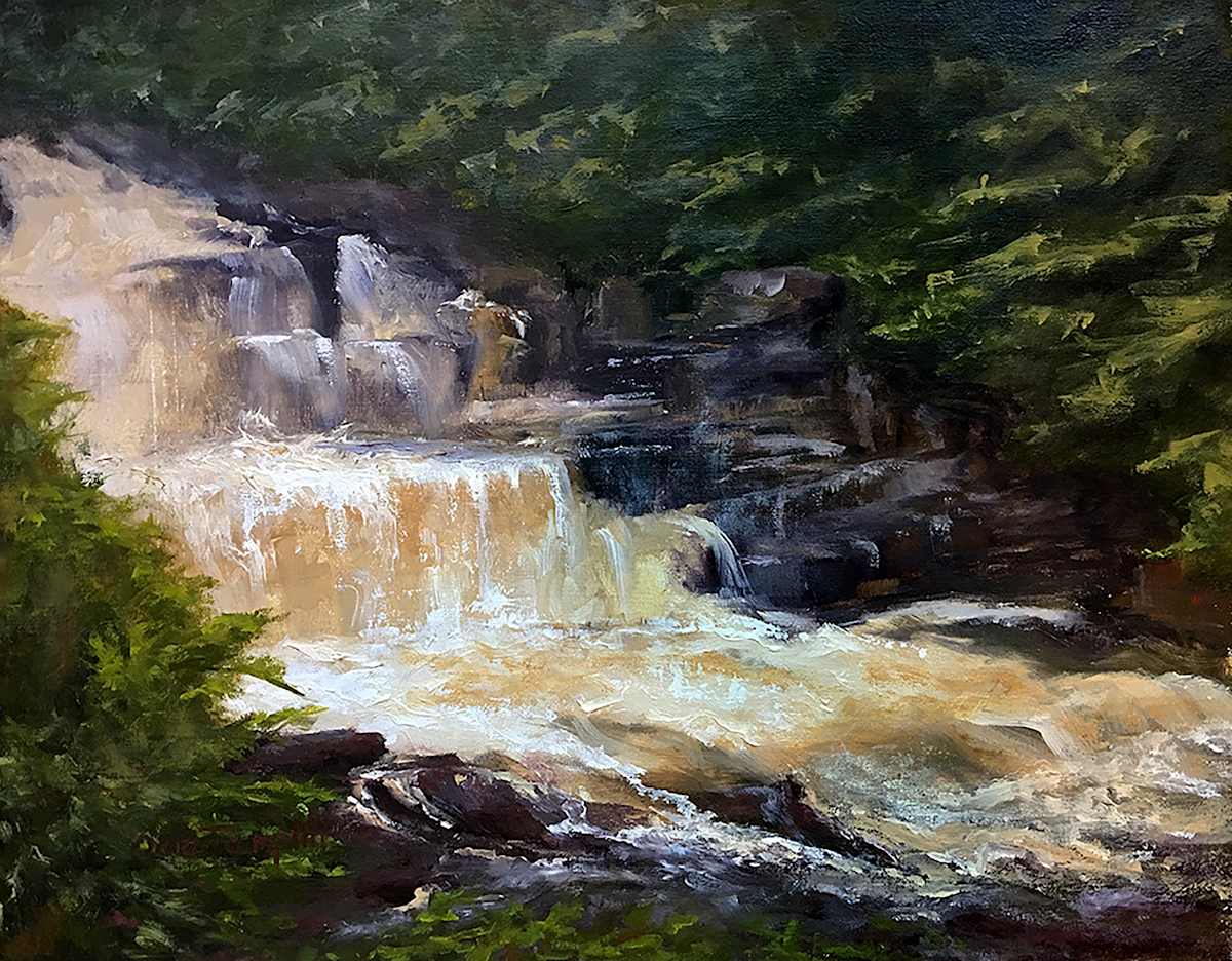 St. Regis Falls by Ocie Templin, Image 1.