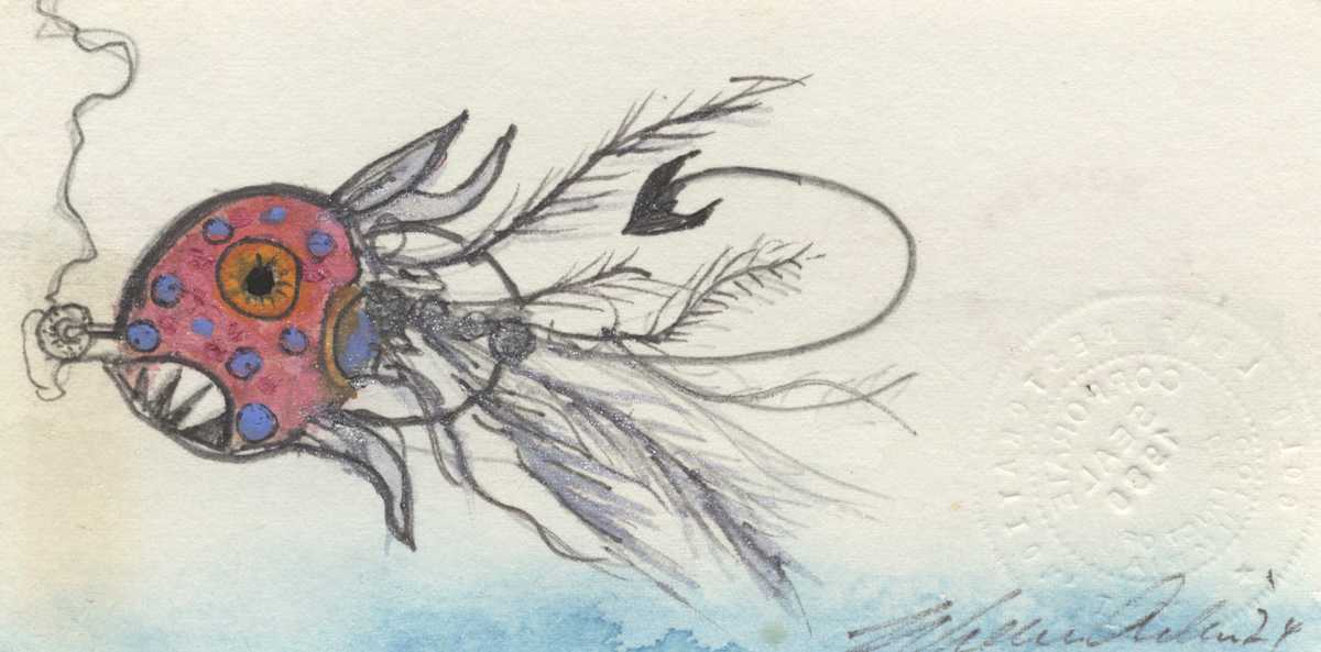 Lil Shit Ball Lure by William B. Adair, Image 1.