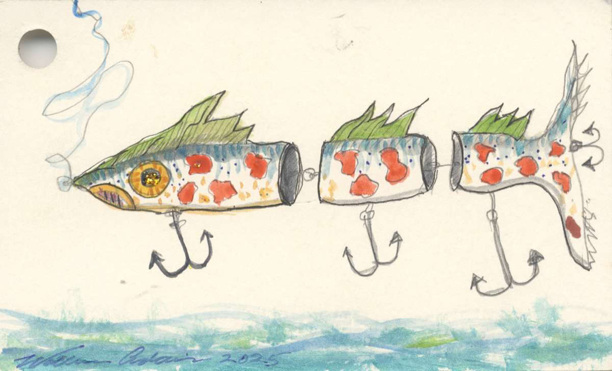 Badass Barracuda Lure by William B. Adair, Image 1.