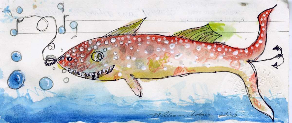 Spotted Bojangle Lure by William B. Adair, Image 1.